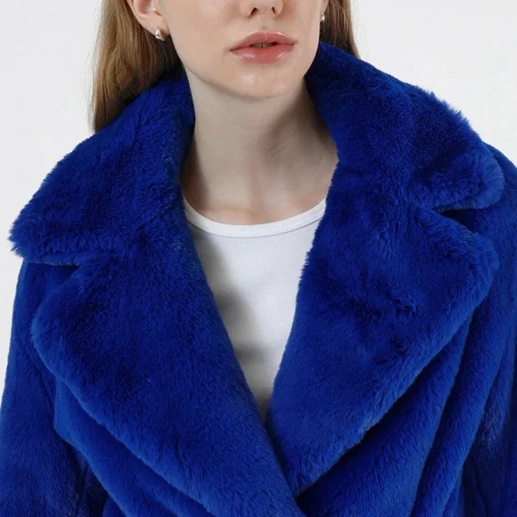 Mona Faux Fur Trench Coat -OUT OF STOCK ONLINE!